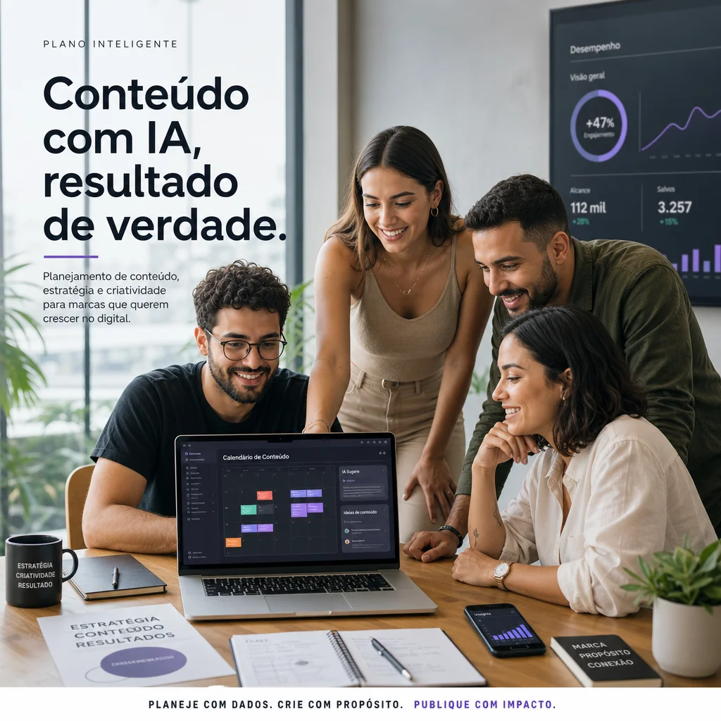 Como usar IA para transformar tendências em calendário de Instagram